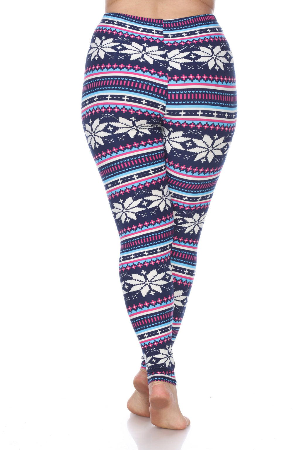 Slim Fit Printed Leggings- Plus (5 Colors Available)