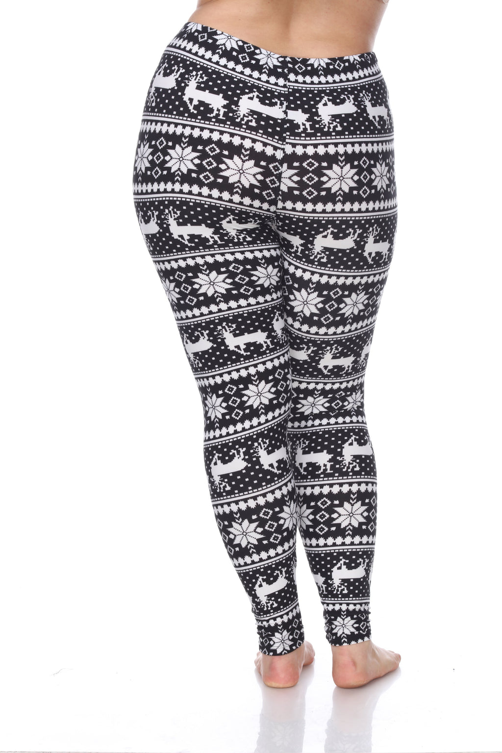 Mid Rise Printed Leggings-Plus (6 Colors Available)