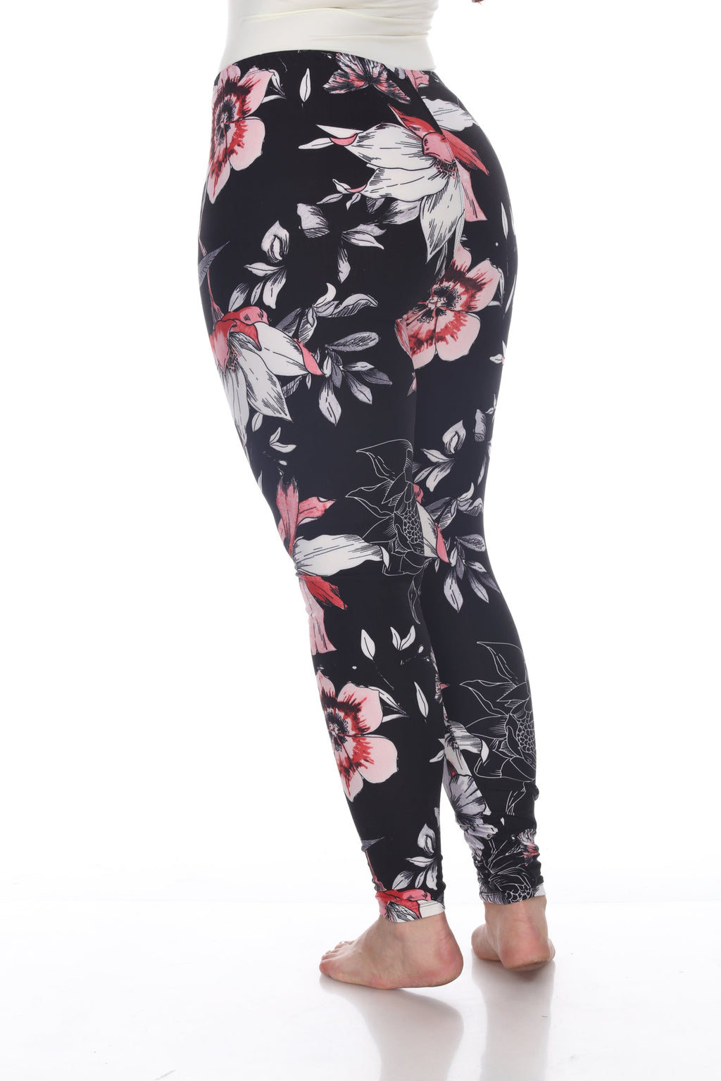 Printed Leggings - Plus  (8 Colors Available)