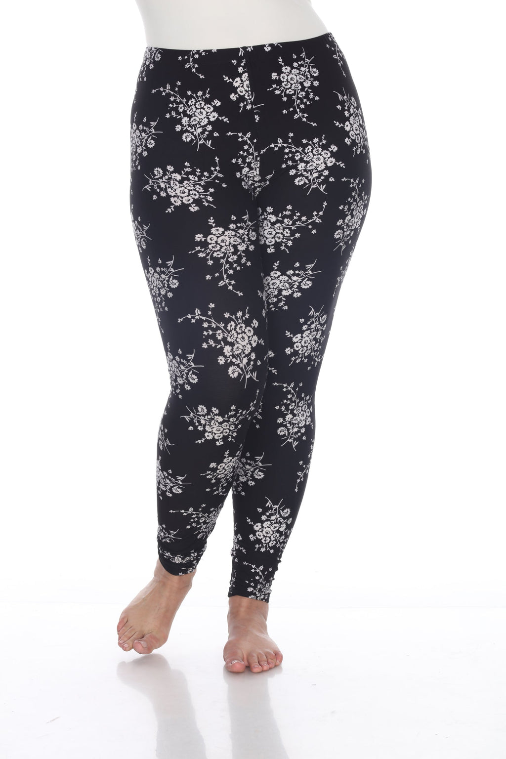 Mid Rise Printed Leggings-Plus (6 Colors Available)