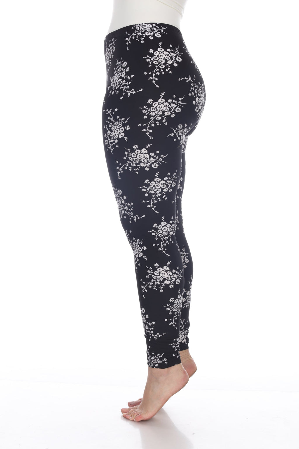 Mid Rise Printed Leggings-Plus (6 Colors Available)