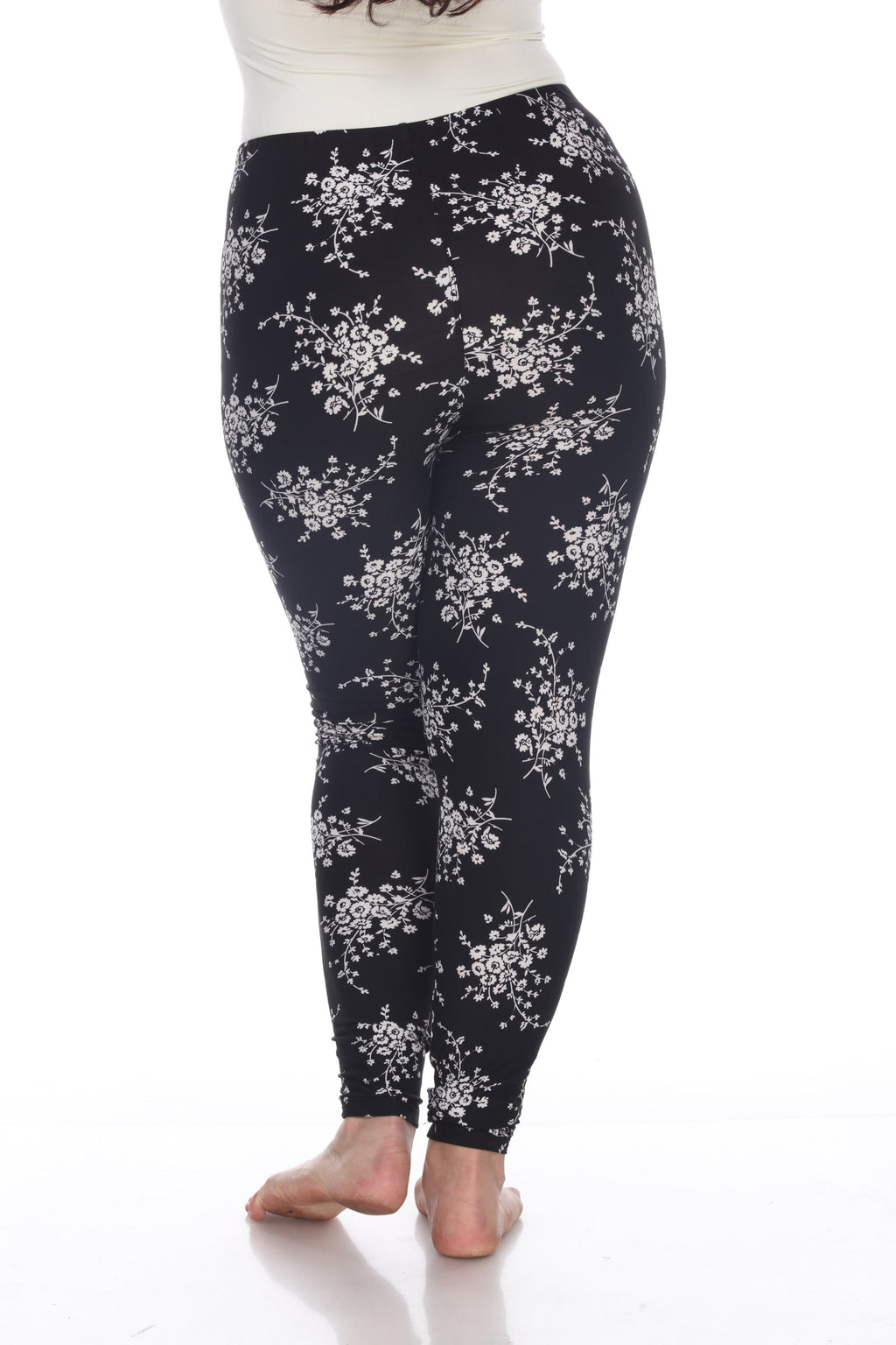 Mid Rise Printed Leggings-Plus (6 Colors Available)