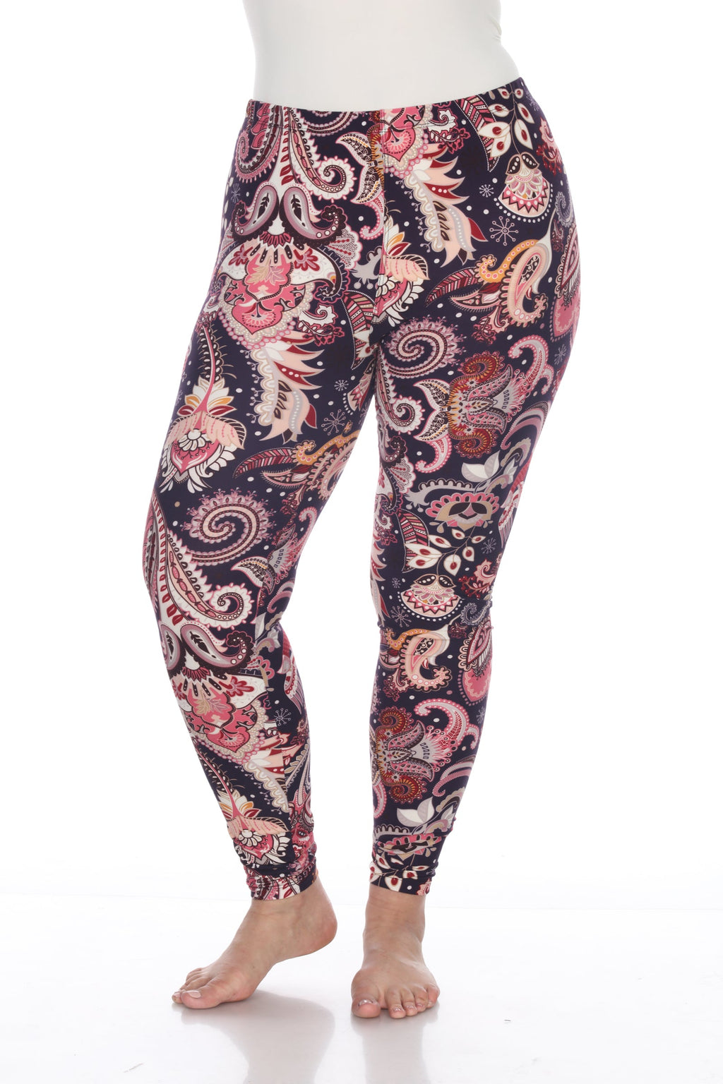 Printed Leggings - Plus  (8 Colors Available)