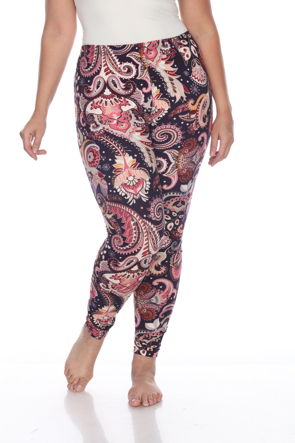 Printed Leggings - Plus  (8 Colors Available)