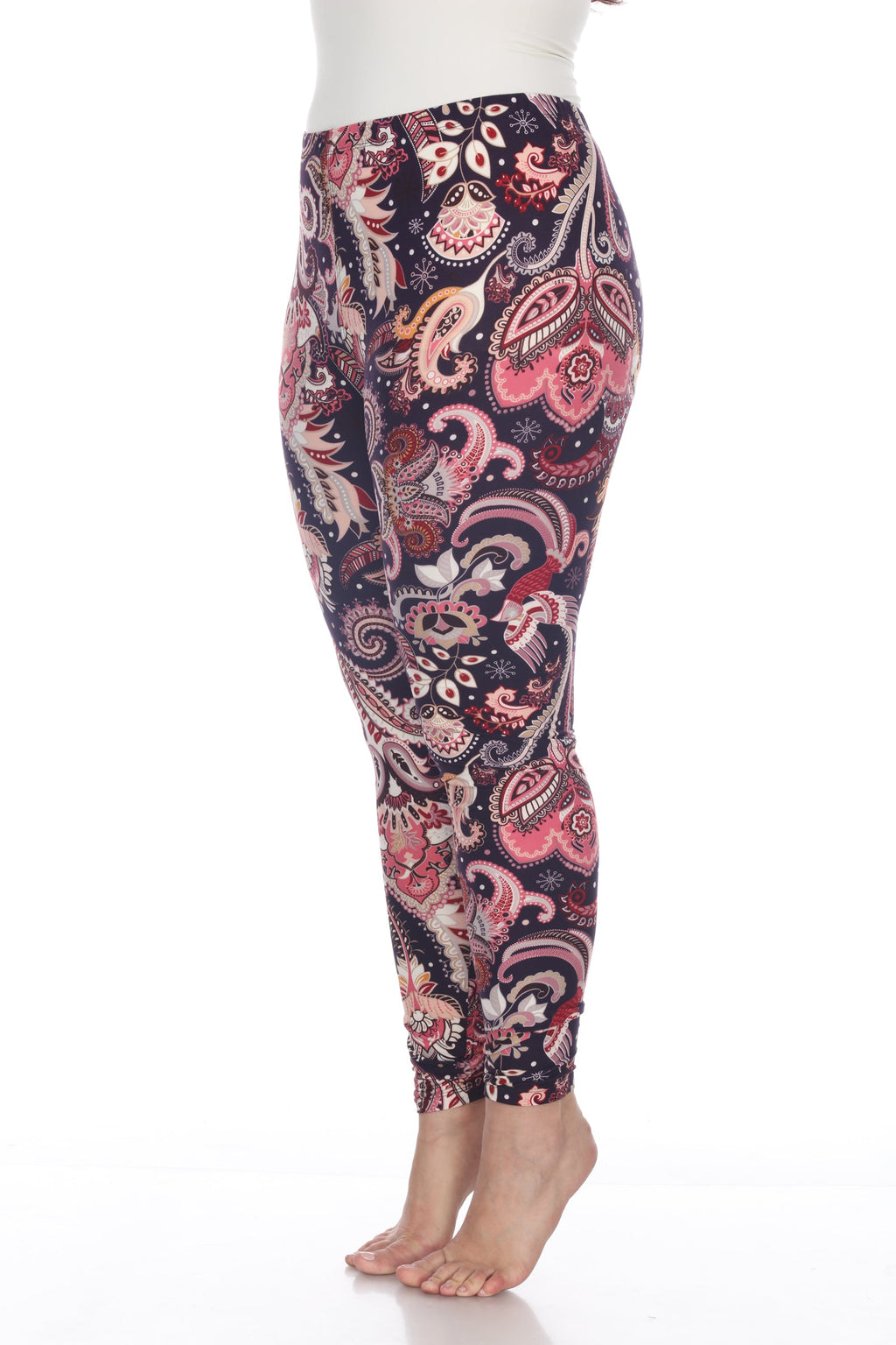 Printed Leggings - Plus  (8 Colors Available)