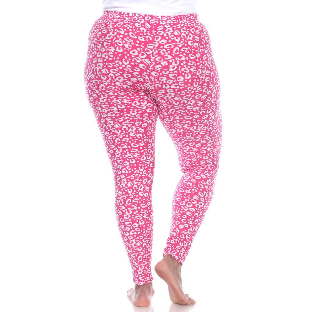 Soft Leopard Printed Leggings-Plus (5 Color Variations)