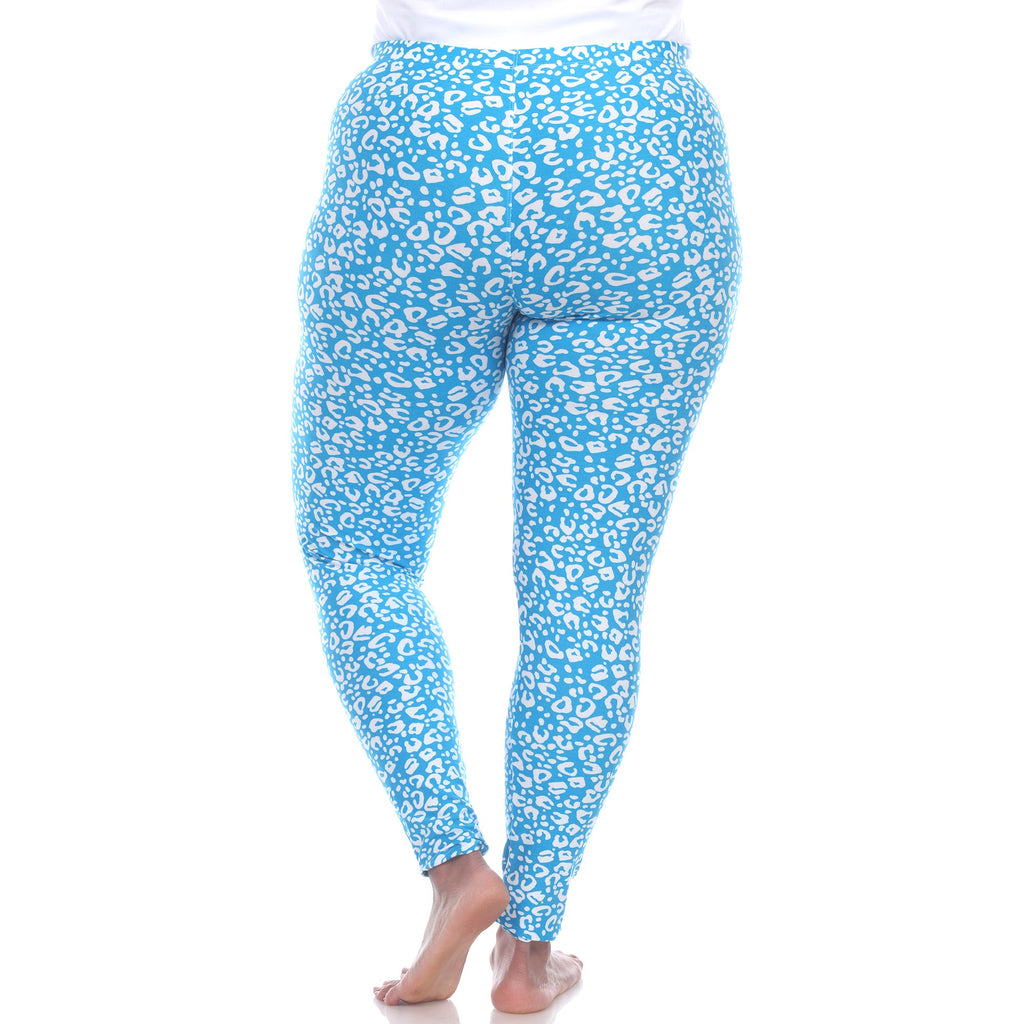 Soft Leopard Printed Leggings-Plus (5 Color Variations)