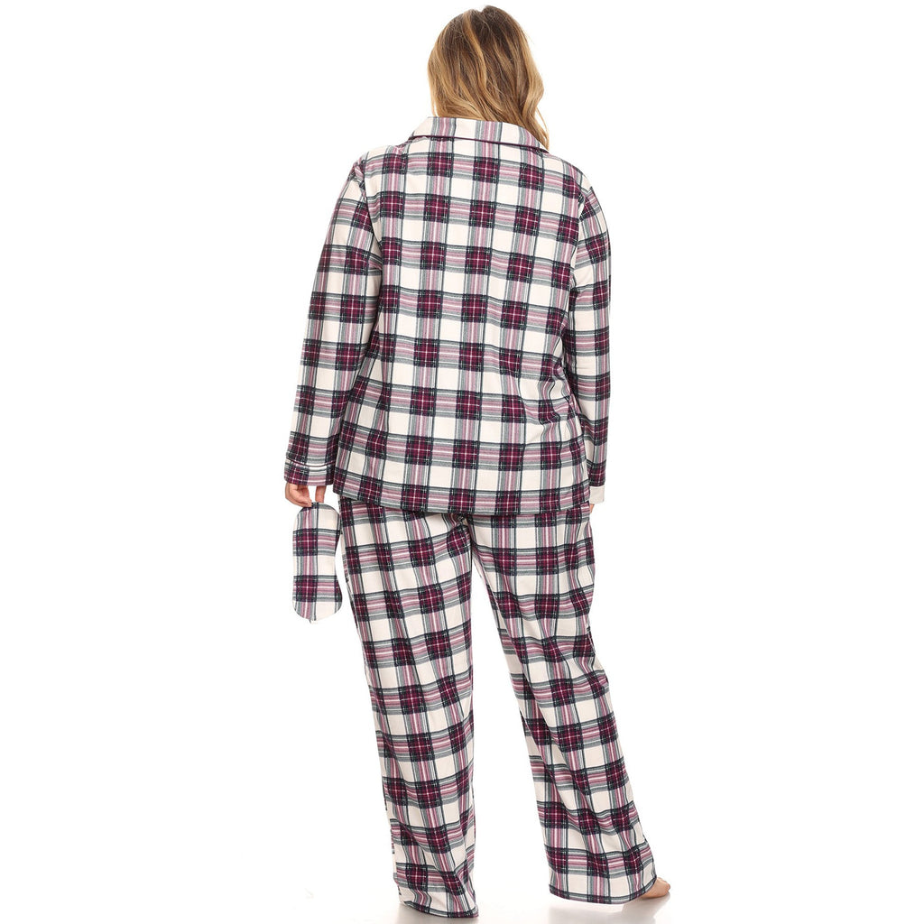 Three-Piece Pajama Set - Plus