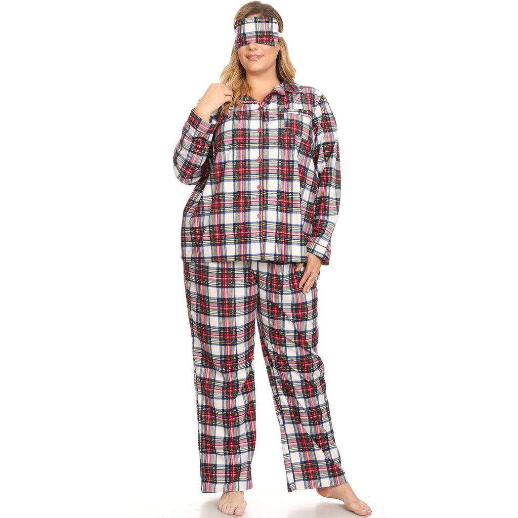 Three-Piece Pajama Set - Plus