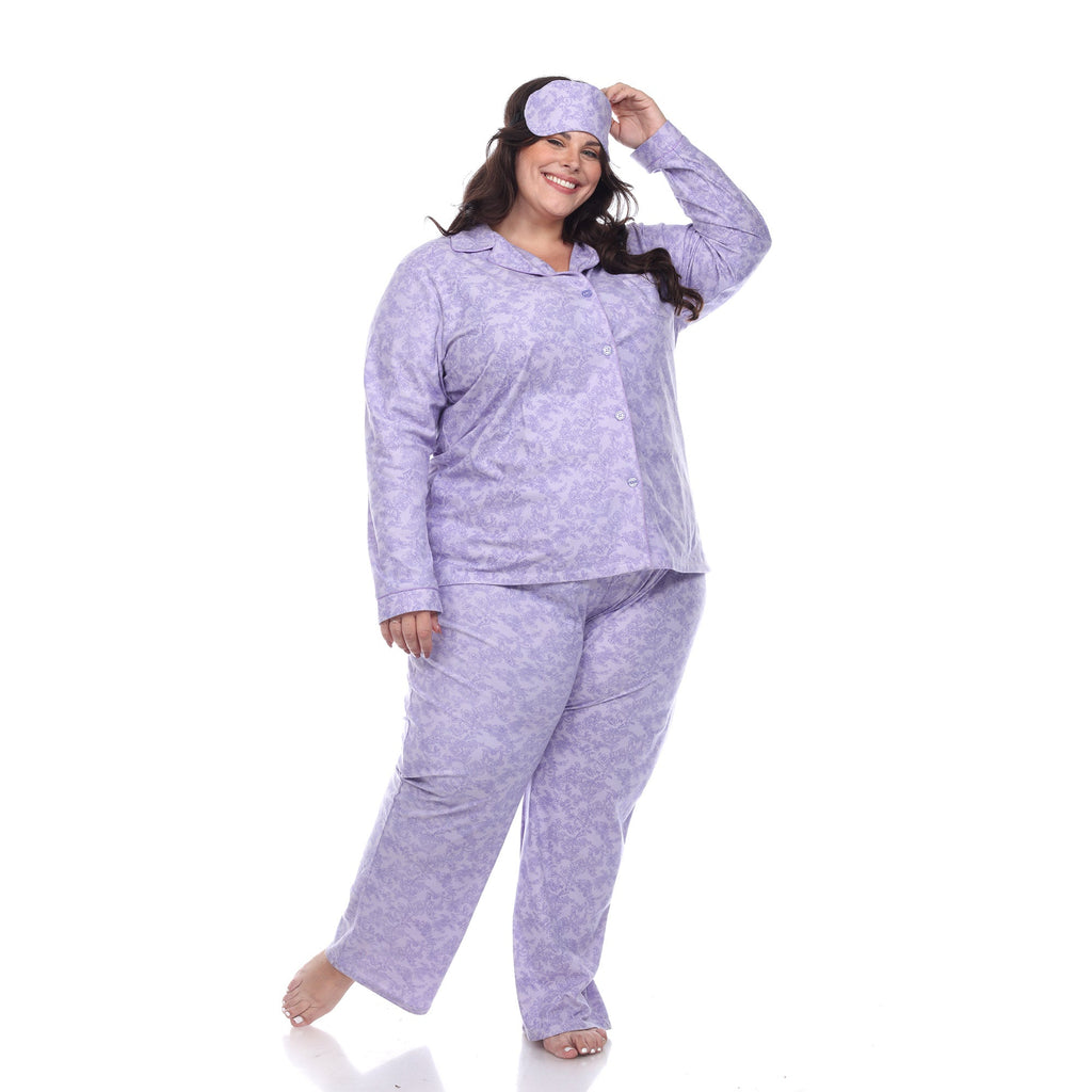 Three-Piece Pajama Set - Plus