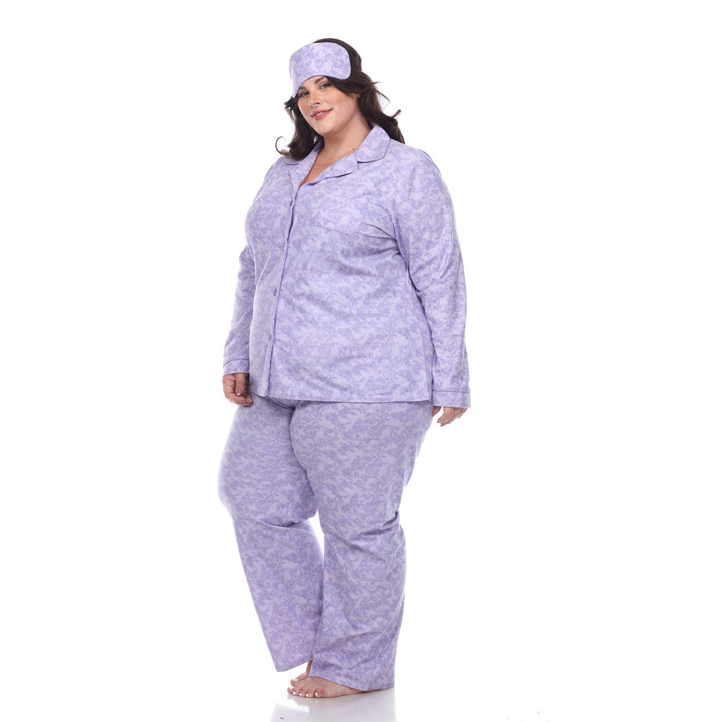 Three-Piece Pajama Set - Plus