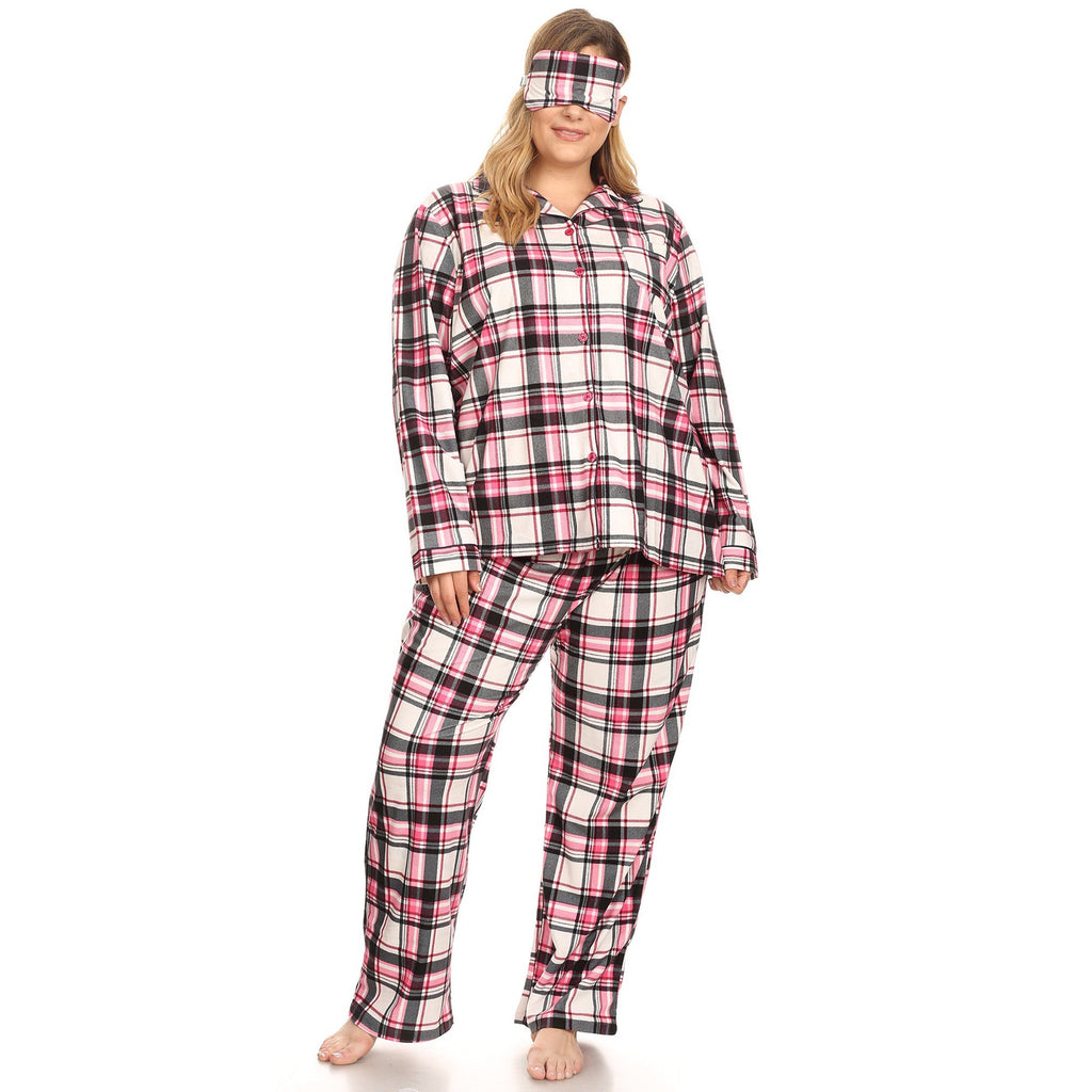 Three-Piece Pajama Set - Plus