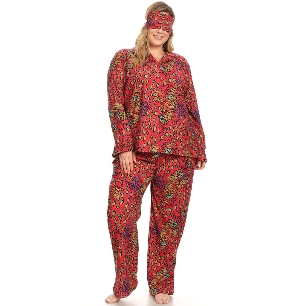 Three-Piece Pajama Set - Plus