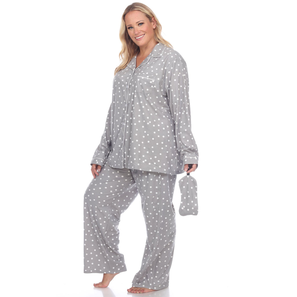 Three-Piece Pajama Set - Plus