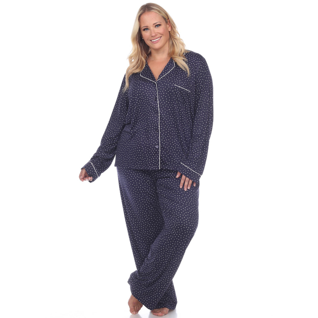 Long Sleeve Pajama Set - Plus