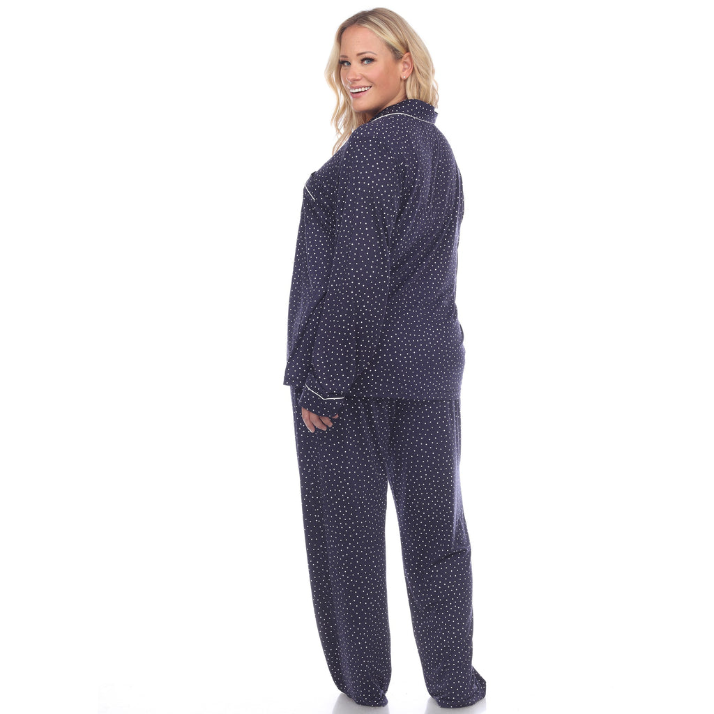 Long Sleeve Pajama Set - Plus