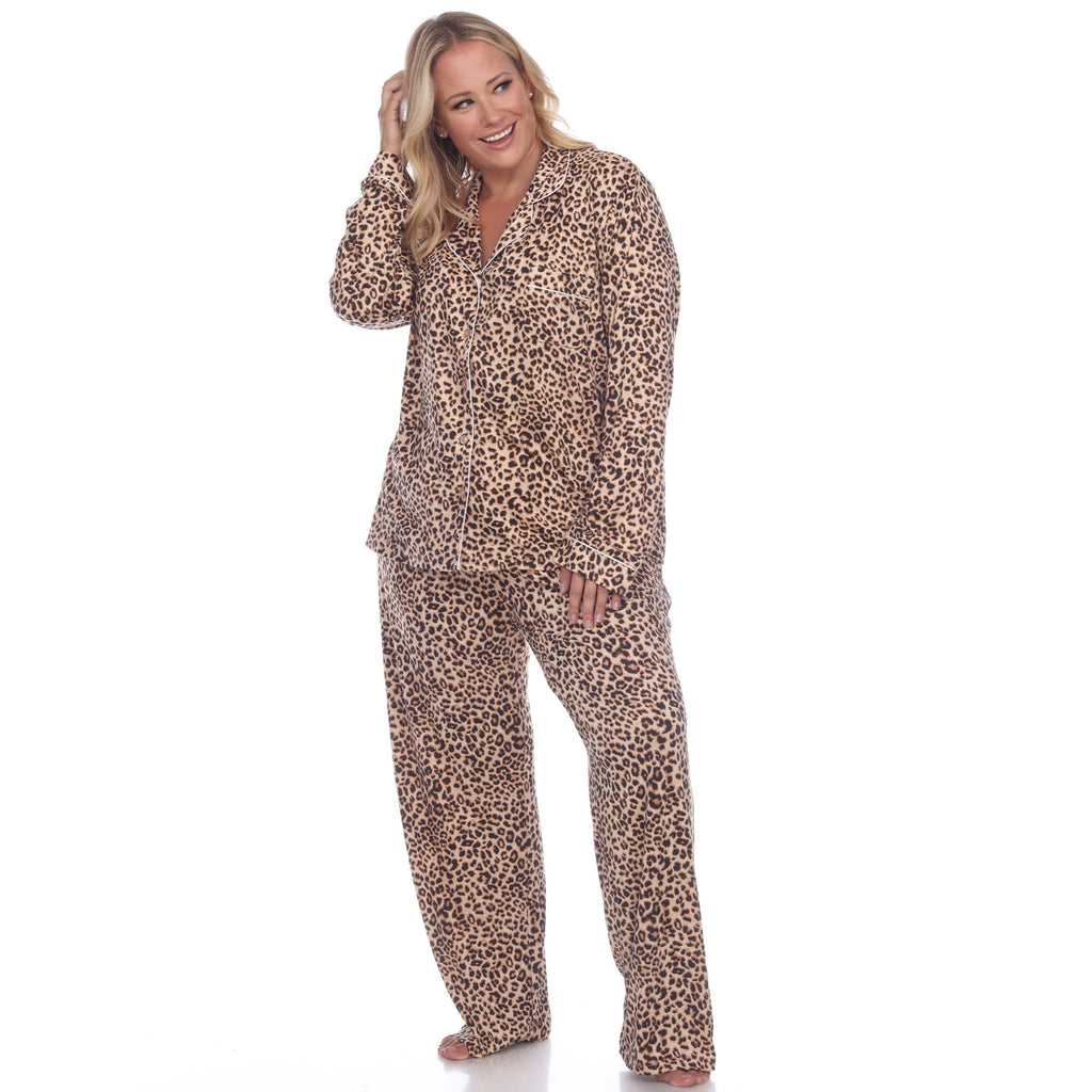 Long Sleeve Pajama Set - Plus