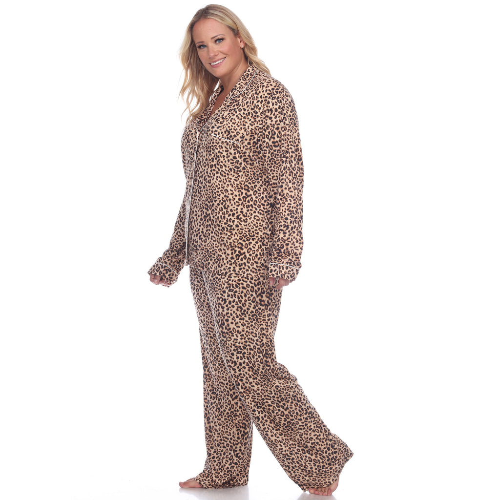 Long Sleeve Pajama Set - Plus