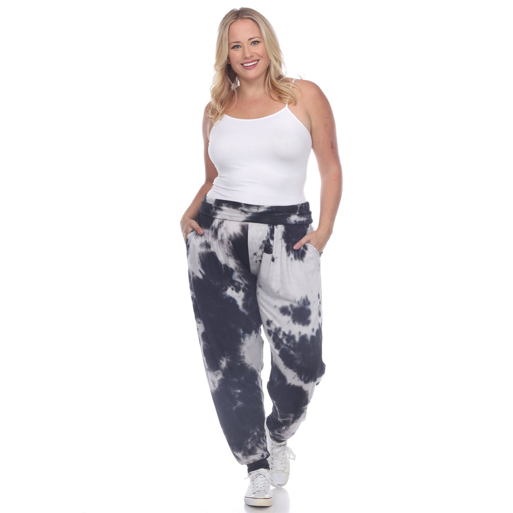 Tie Dye Harem Pants - Plus