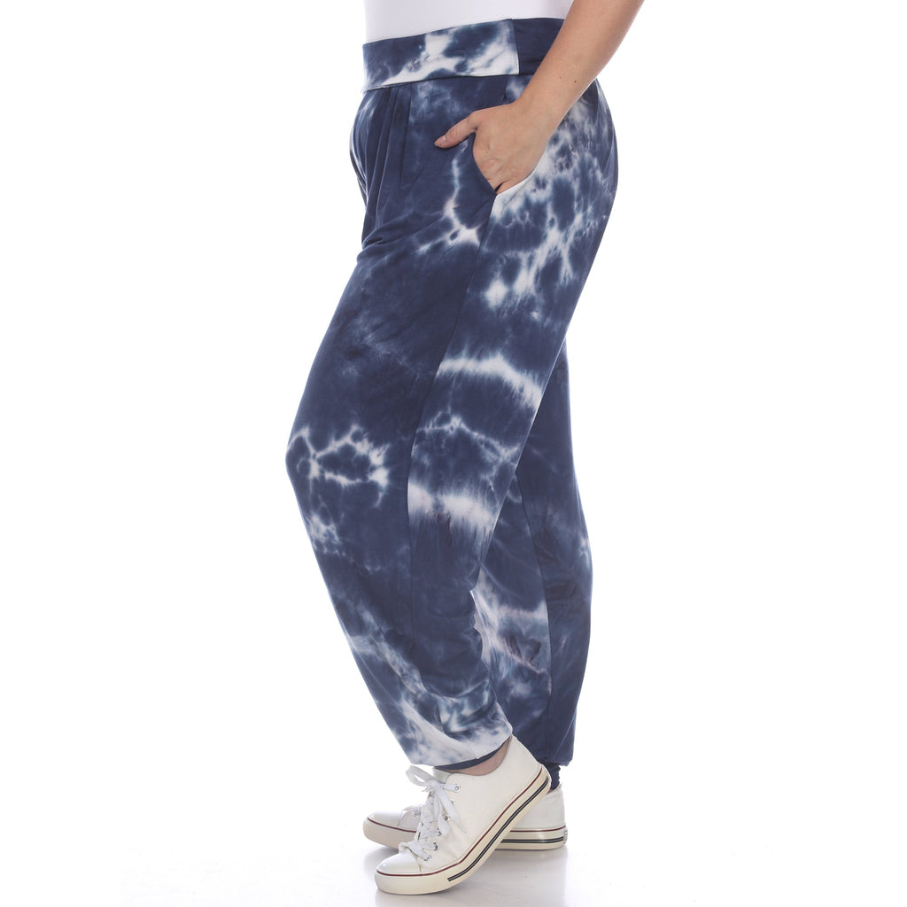 Tie Dye Harem Pants - Plus