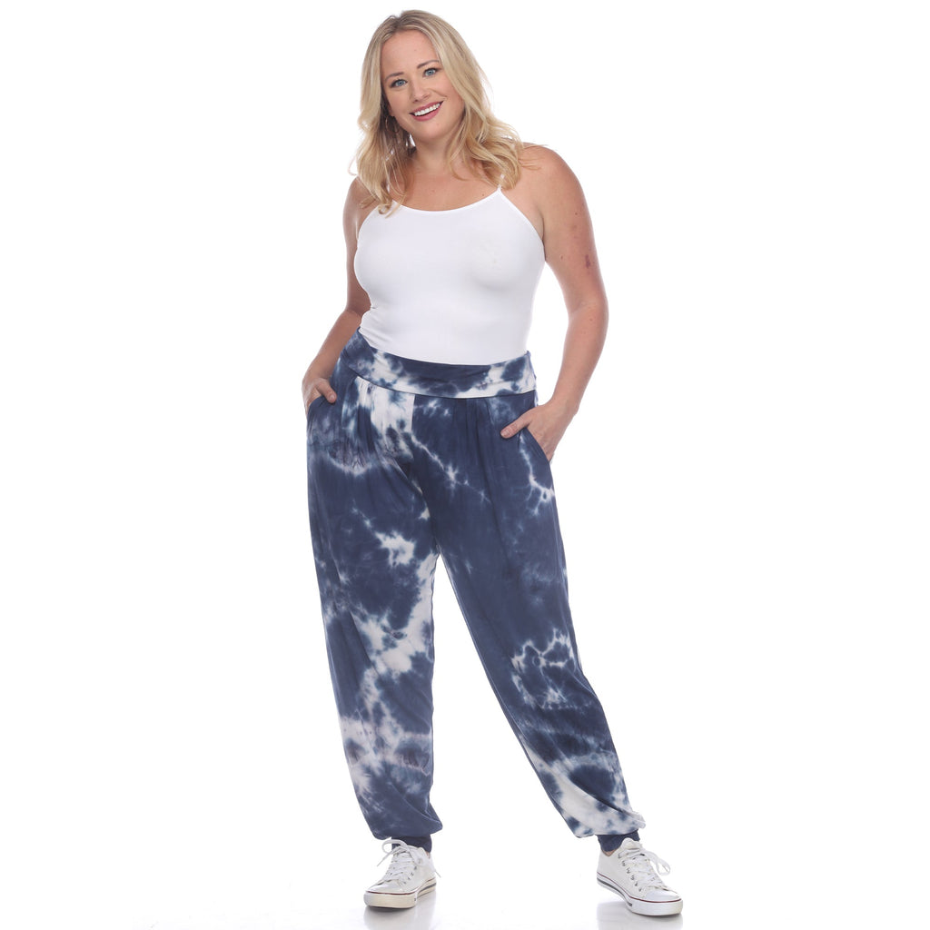 Tie Dye Harem Pants - Plus