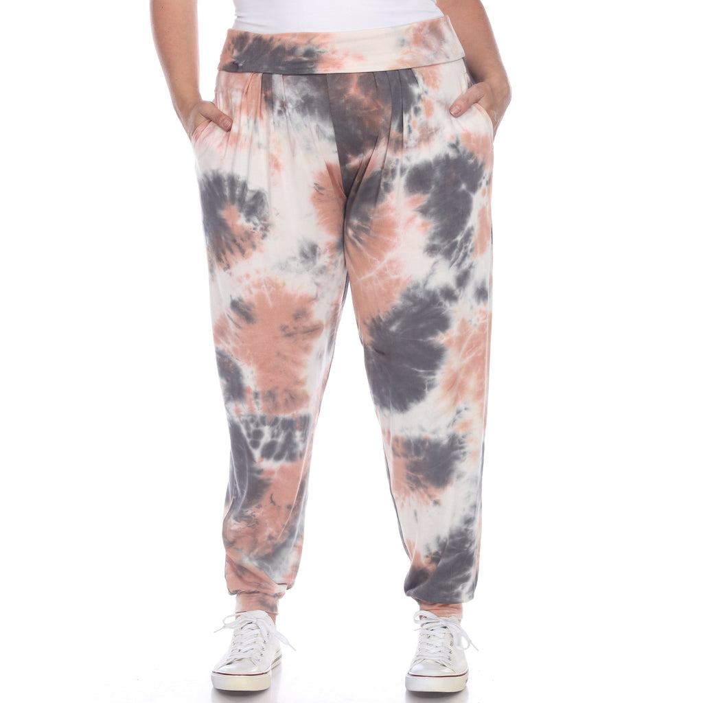 Tie Dye Harem Pants - Plus