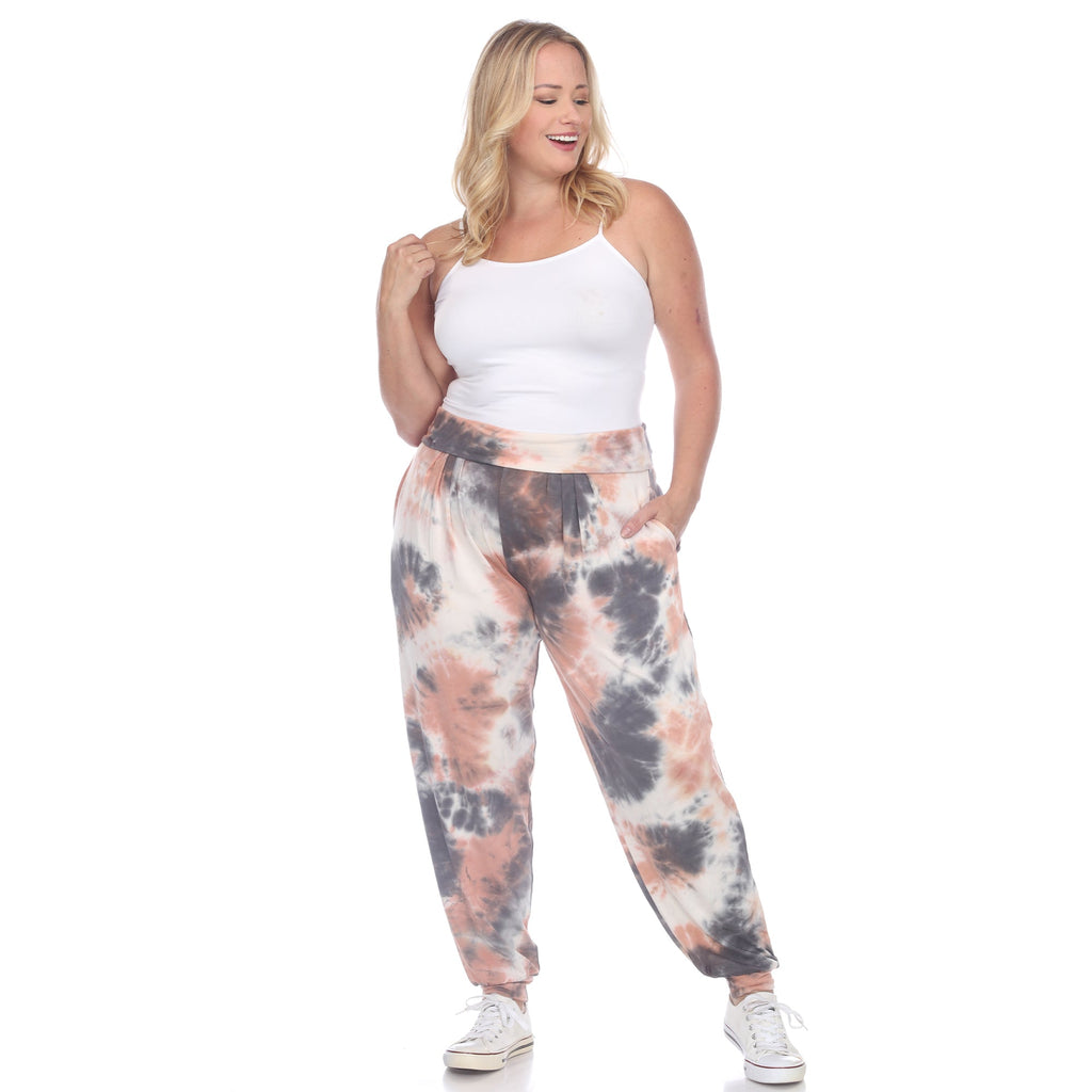 Tie Dye Harem Pants - Plus