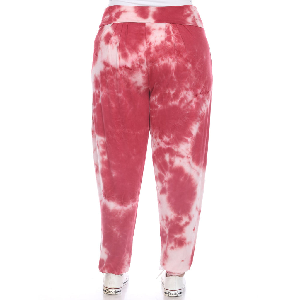 Tie Dye Harem Pants - Plus