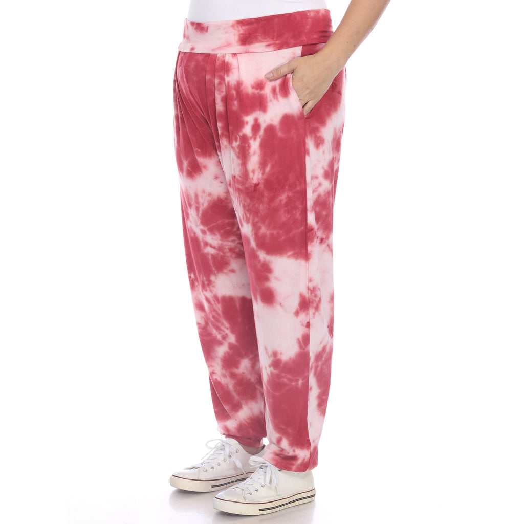 Tie Dye Harem Pants - Plus