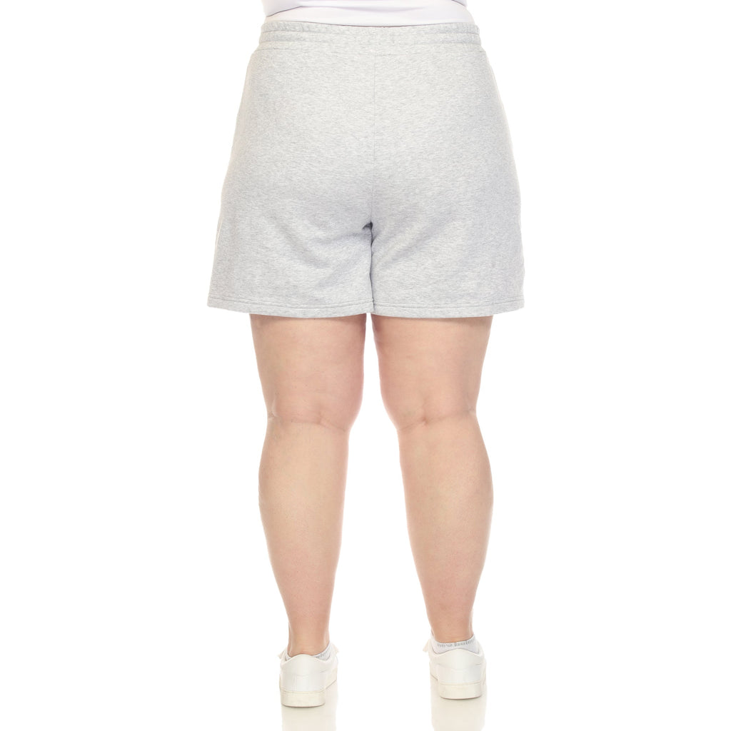 Super Soft Drawstring Waistband Sweat Short - Plus