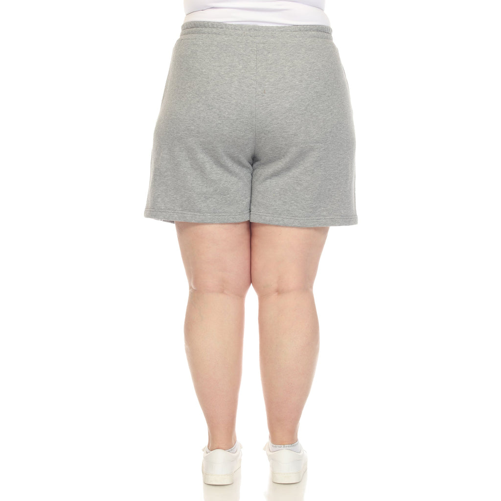 Super Soft Drawstring Waistband Sweat Short - Plus