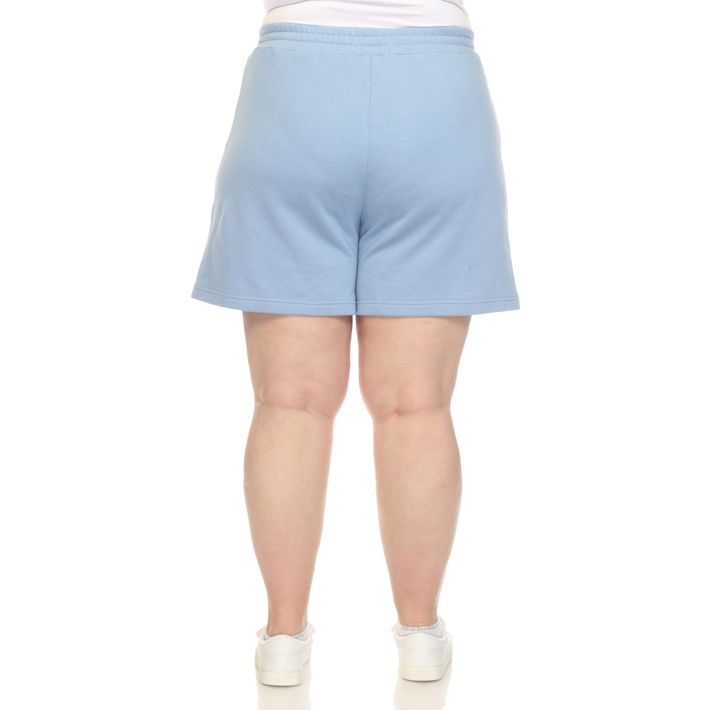 Super Soft Drawstring Waistband Sweat Short - Plus