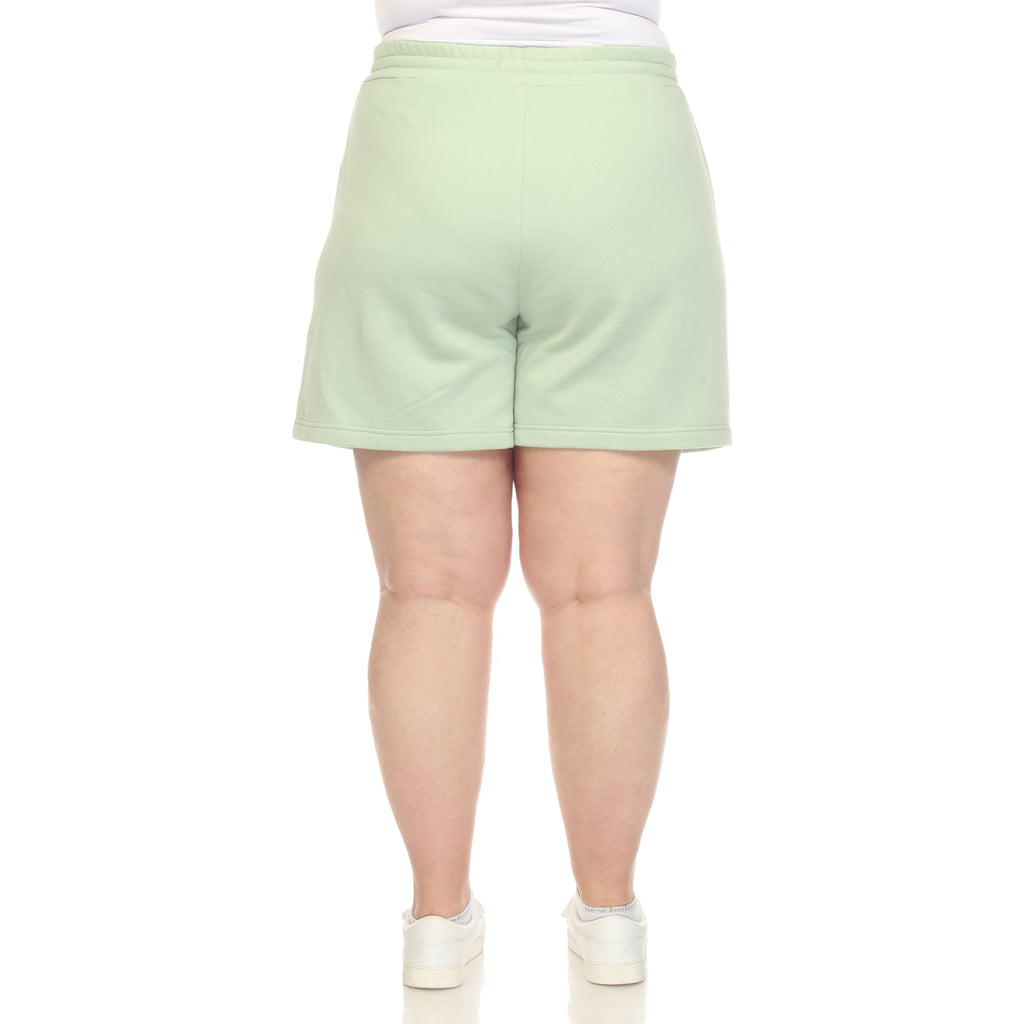 Super Soft Drawstring Waistband Sweat Short - Plus