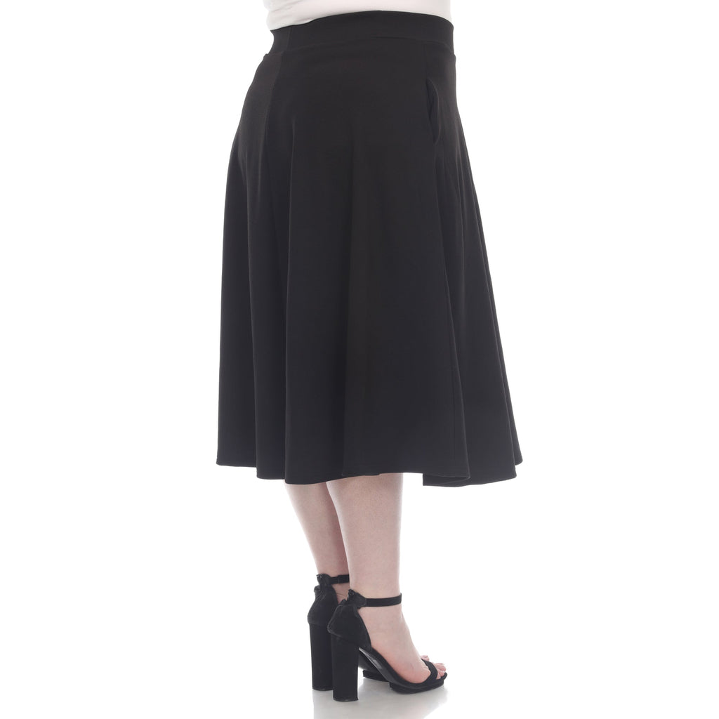 Tasmin' Flare Midi Skirts - Plus