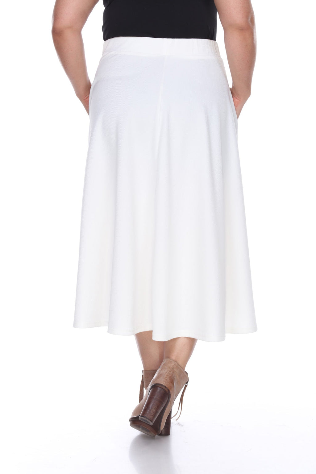 Tasmin' Flare Midi Skirts - Plus