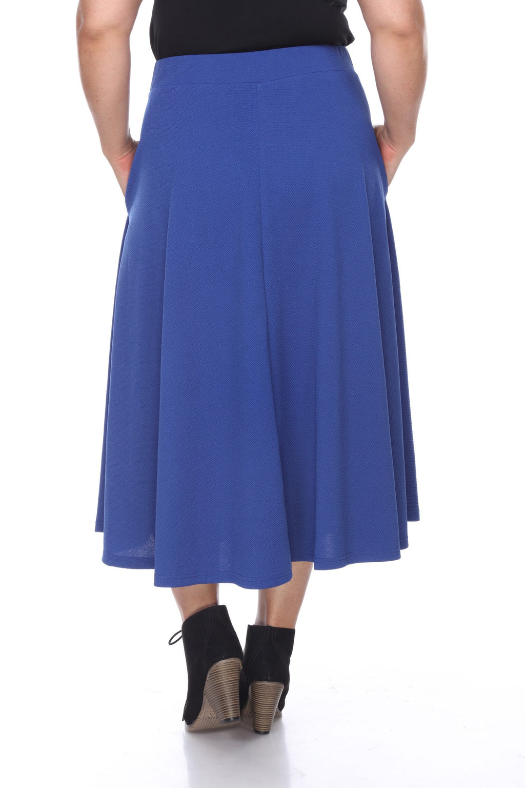 Tasmin' Flare Midi Skirts - Plus