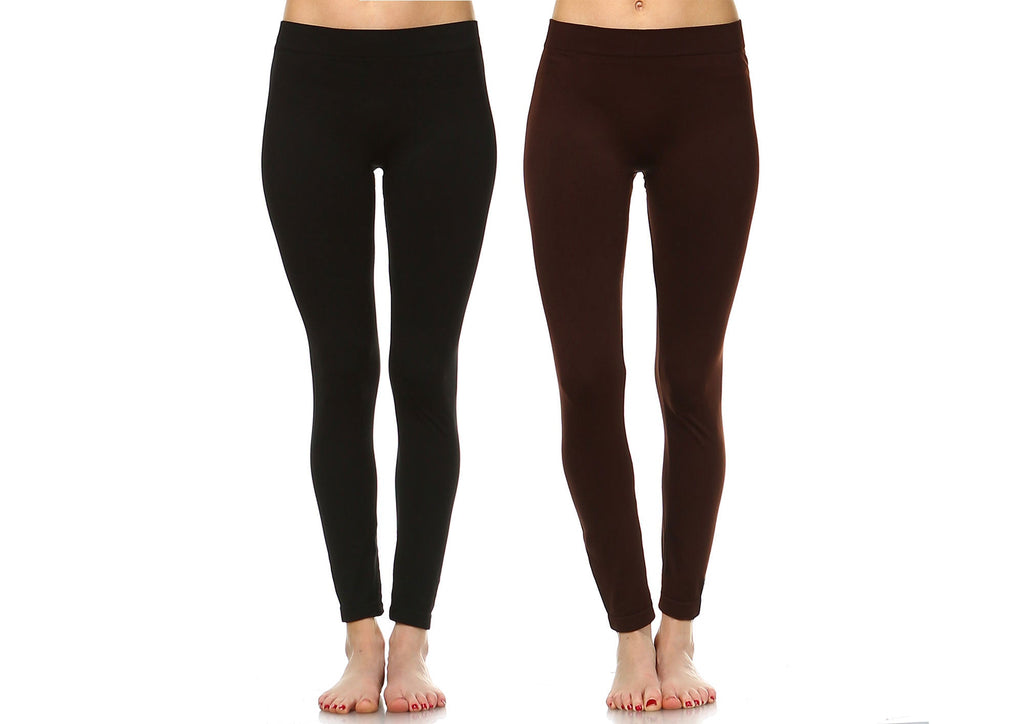 Pack of 2 Solid Leggings (8 Color Asst Available)