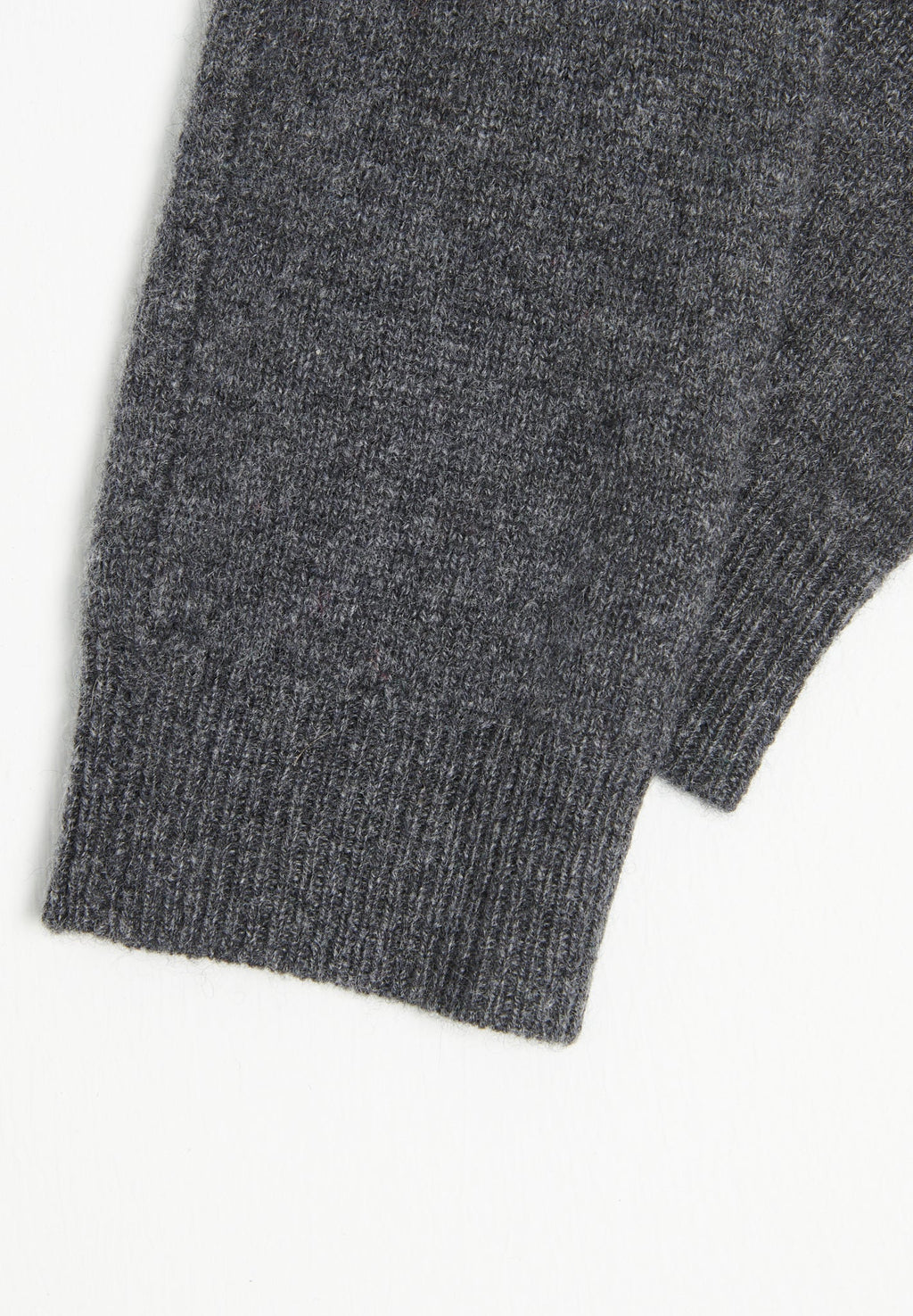 Charcoal grey cashmere mittens