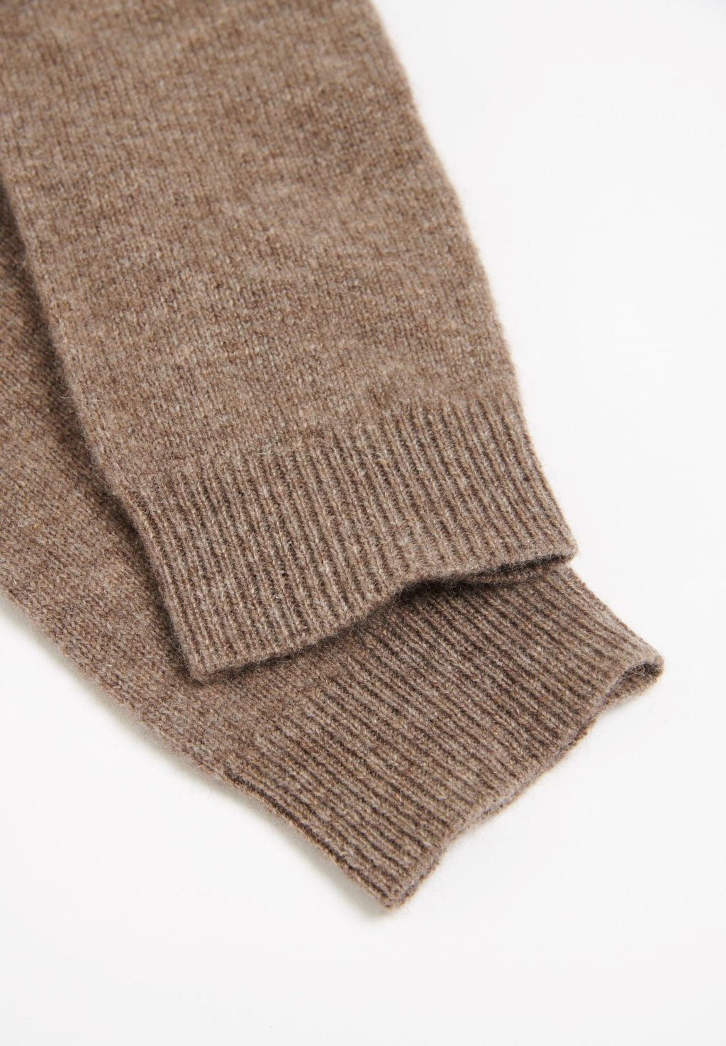 Taupe cashmere mittens