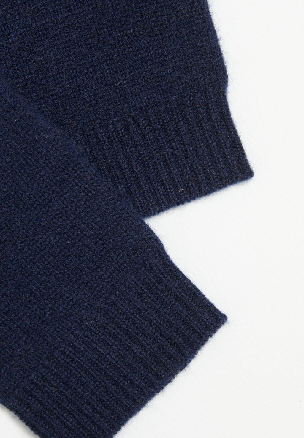 Navy blue 4-thread cashmere gloves