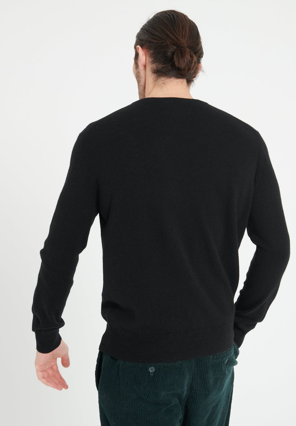 LUKE 1 V-neck cashmere sweater black