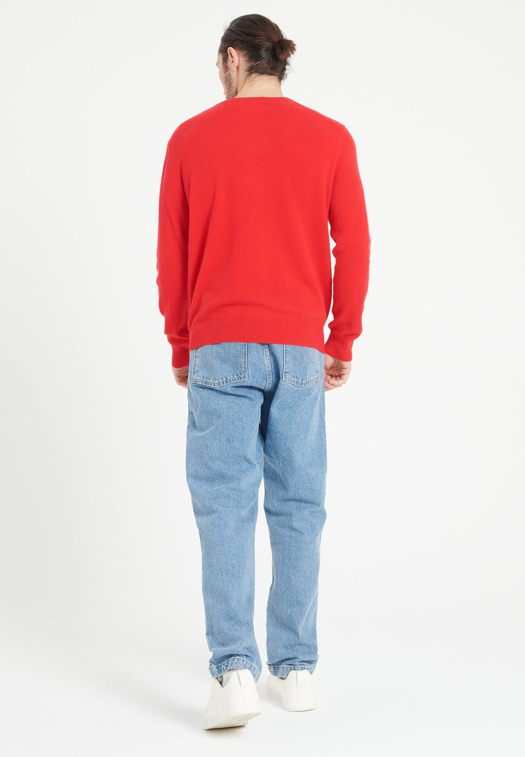 LUKE 1 V-neck cashmere sweater red