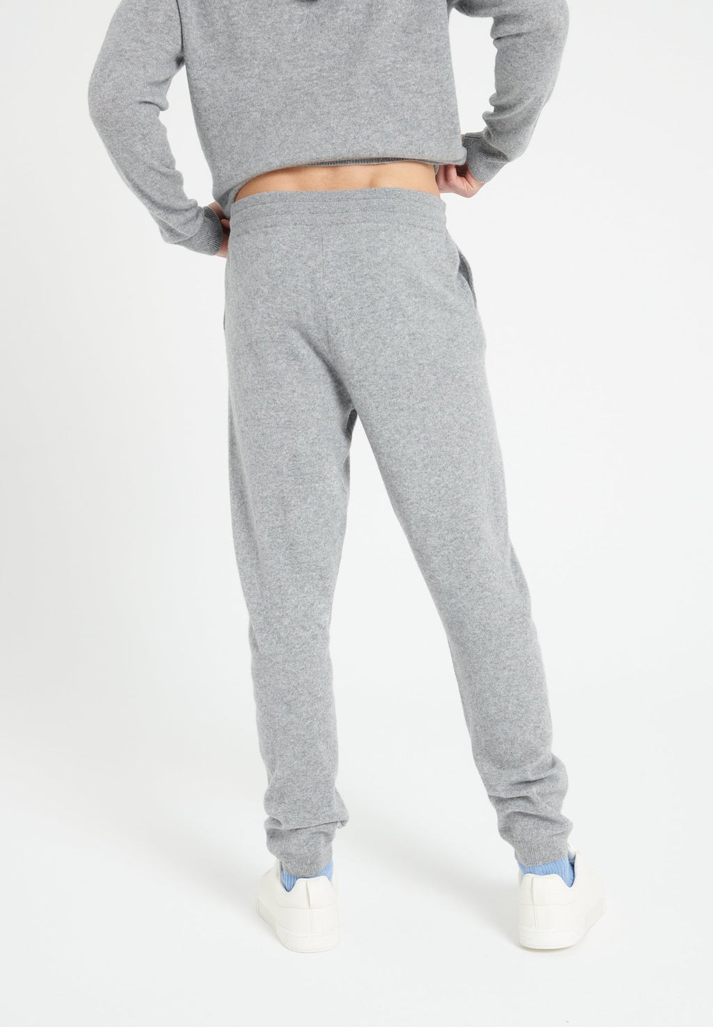 LUKE 7 Light grey cashmere sweatpants