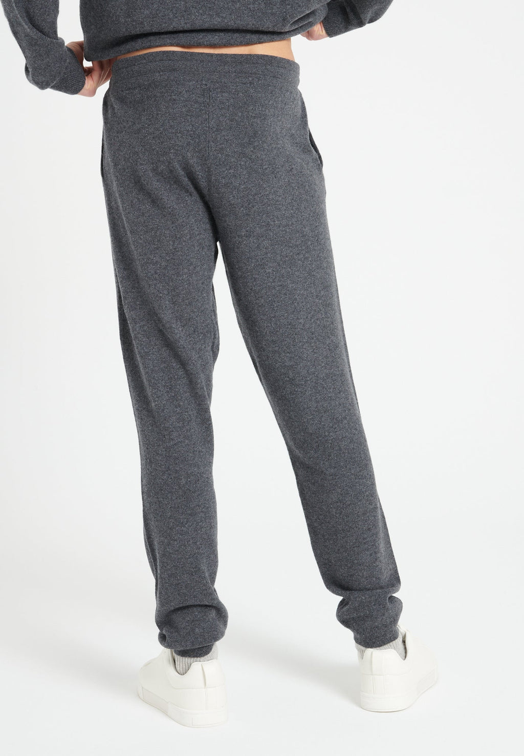 LUKE 7 Charcoal grey cashmere sweatpants