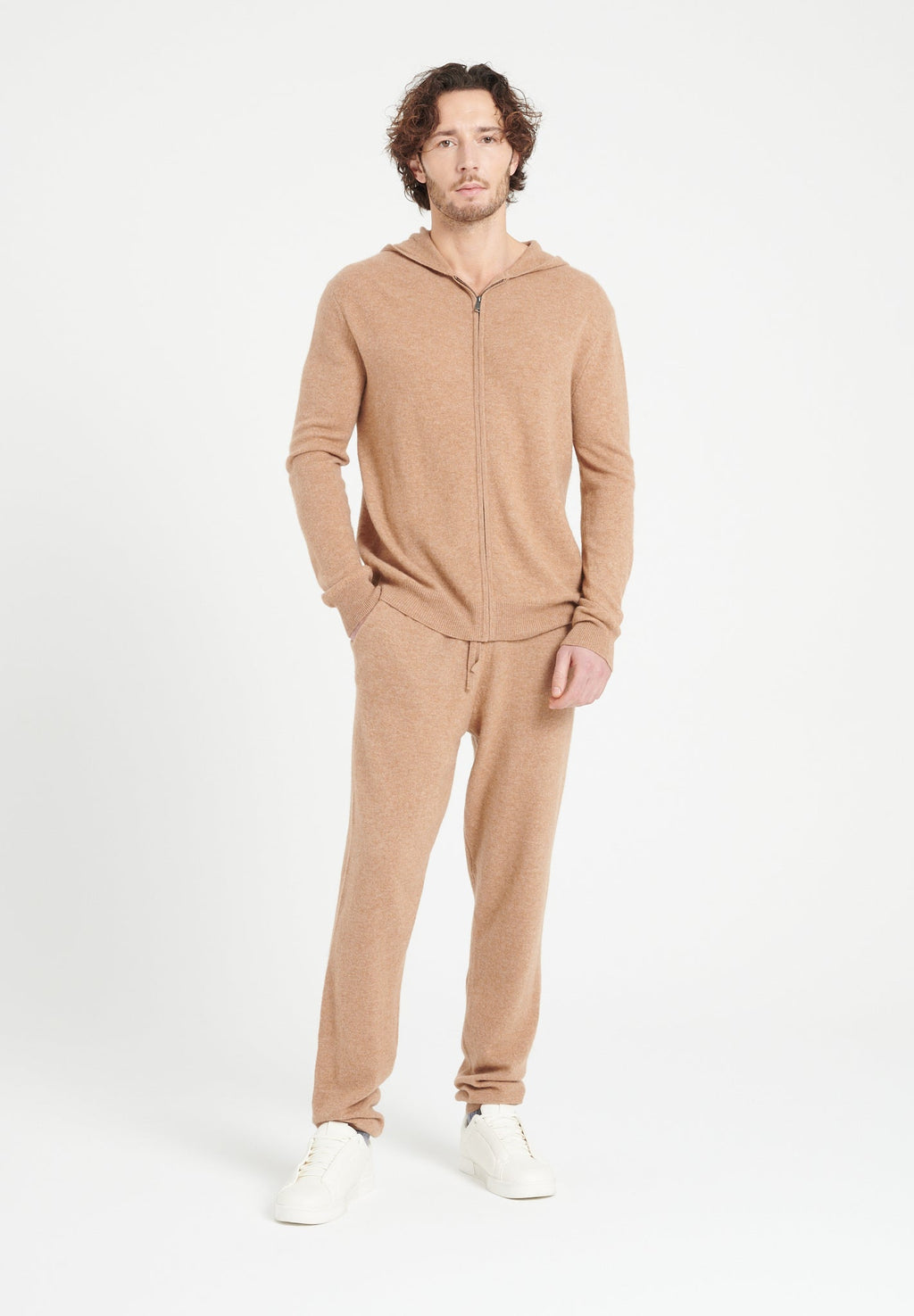 LUKE 7 Camel cashmere sweatpants camel