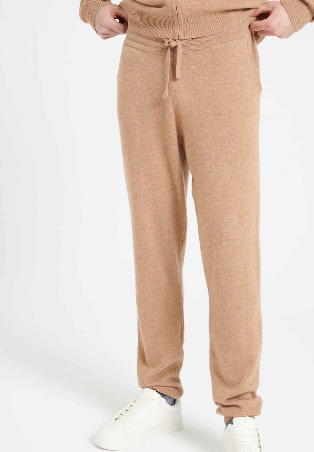 LUKE 7 Camel cashmere sweatpants camel