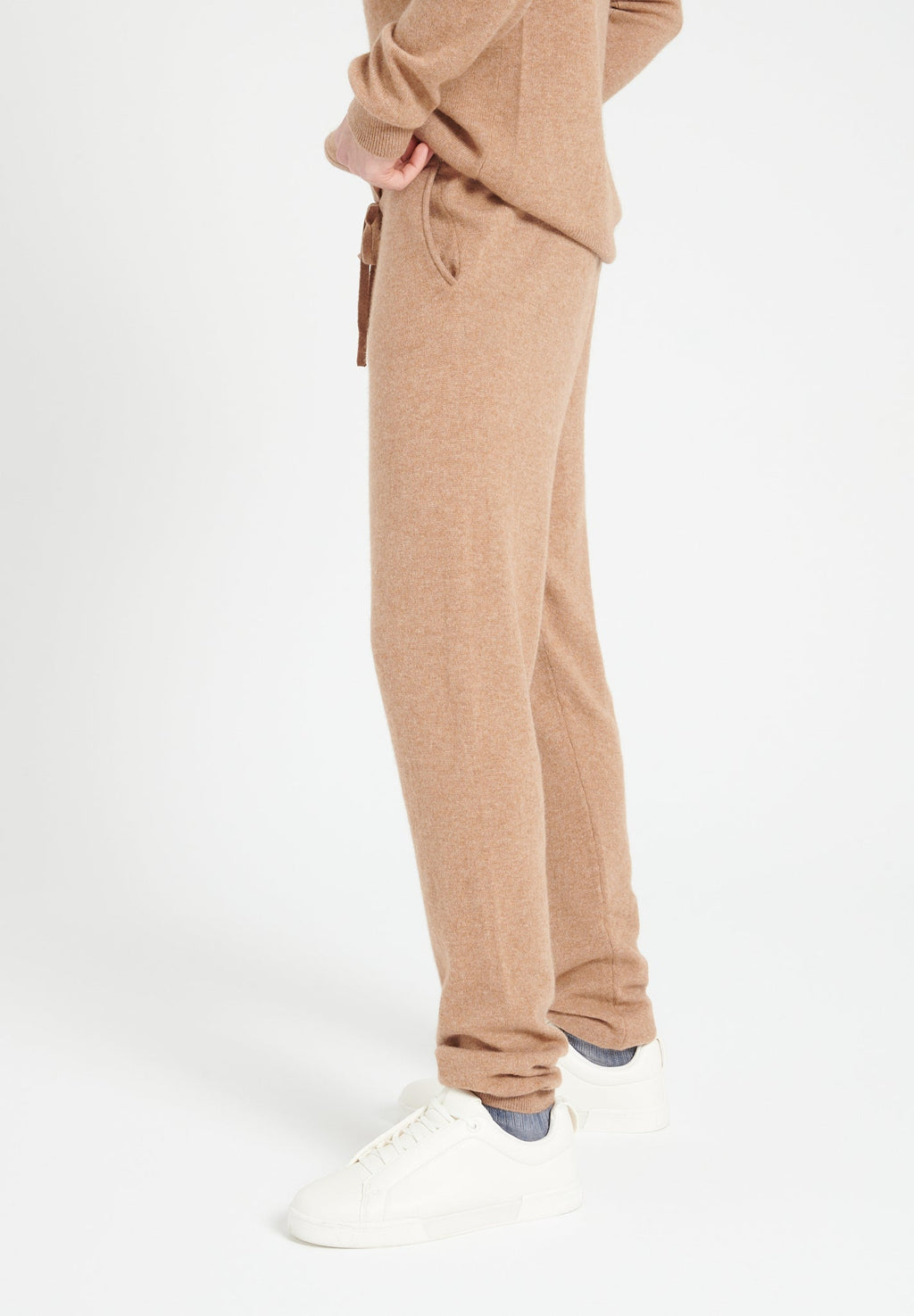 LUKE 7 Camel cashmere sweatpants camel