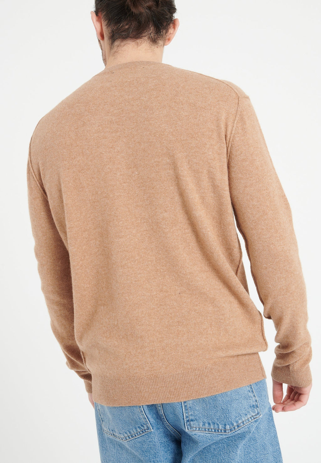 LUKE 12 Cashmere round-neck sweater camel