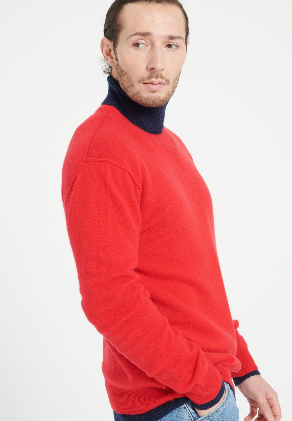 LUKE 12 Cashmere round-neck sweater red