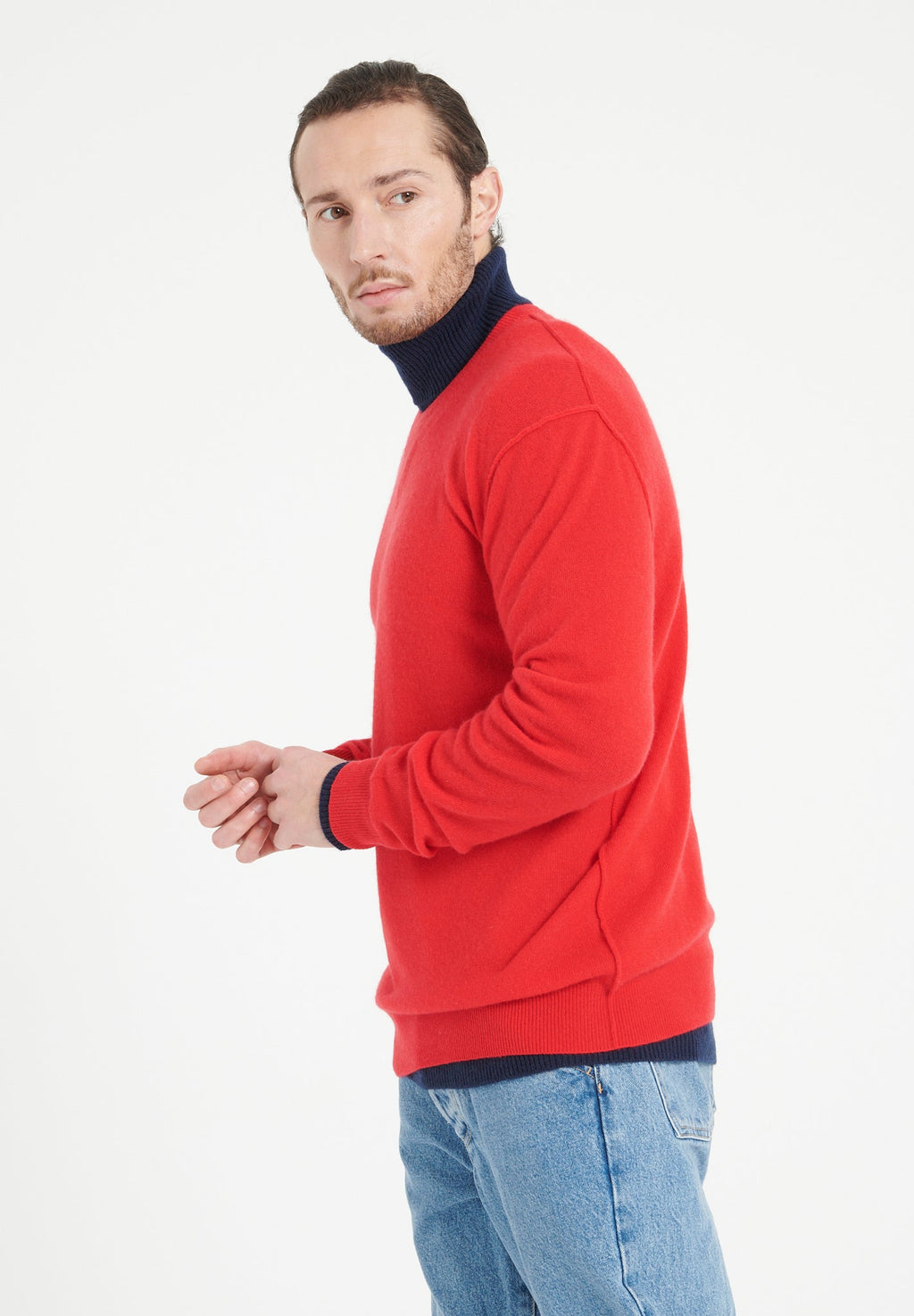 LUKE 12 Cashmere round-neck sweater red